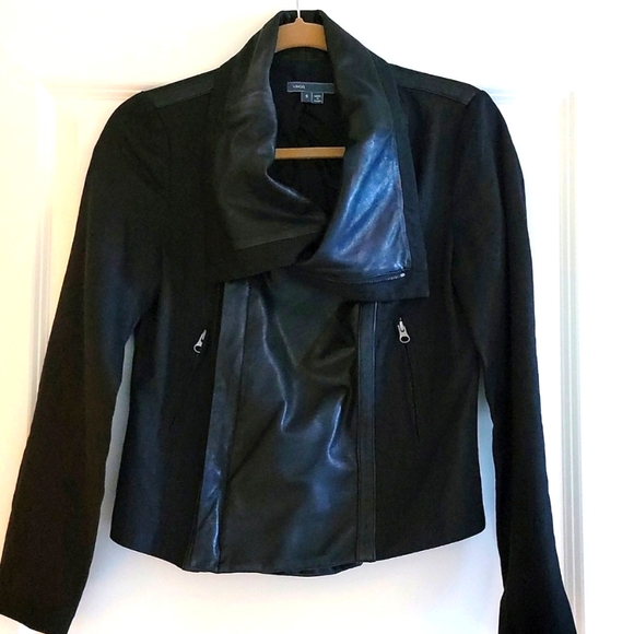 Vince Shawl Collar Leather Jacket. S - Picture 8 of 12